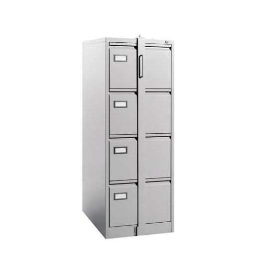 Steel Filing 4 Drawer With Goose Neck Handle With Locking Bar